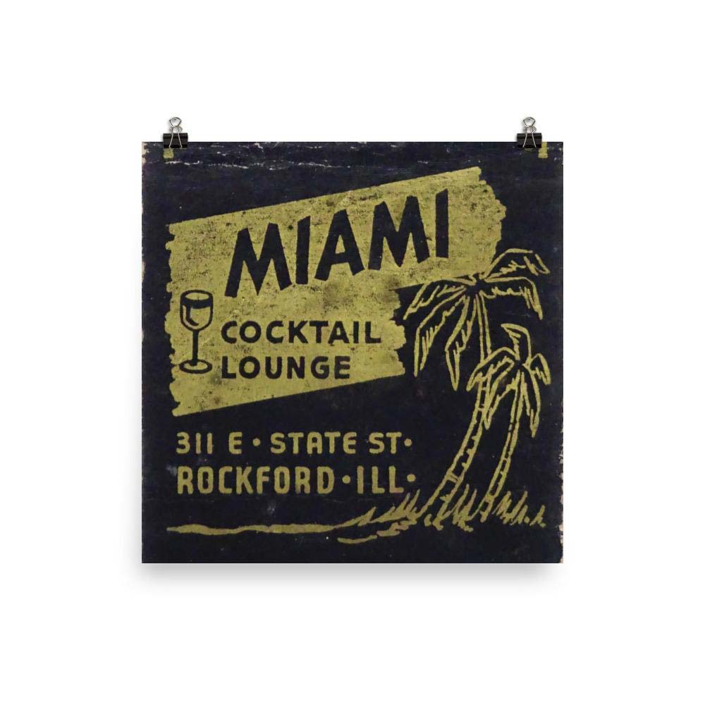 Miami Cocktail Lounge Poster