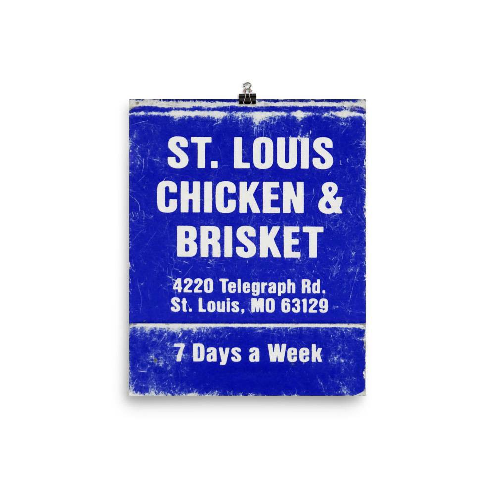 St. Louis Chicken & Brisket Poster